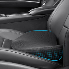 OLYDON comfort memory foam cushion for car seats enhances long-drive comfort.