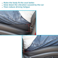 OLYDON enhanced-visibility cushion adds height for better road sightlines.