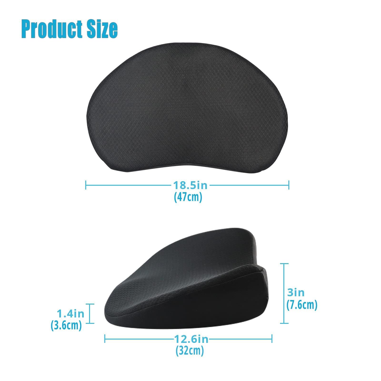 OLYDON non-slip bottom ensures secure placement on any seat.