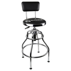 Olympia Tools 82-738 adjustable hydraulic stool seat with stain-resistant vinyl for easy cleaning.