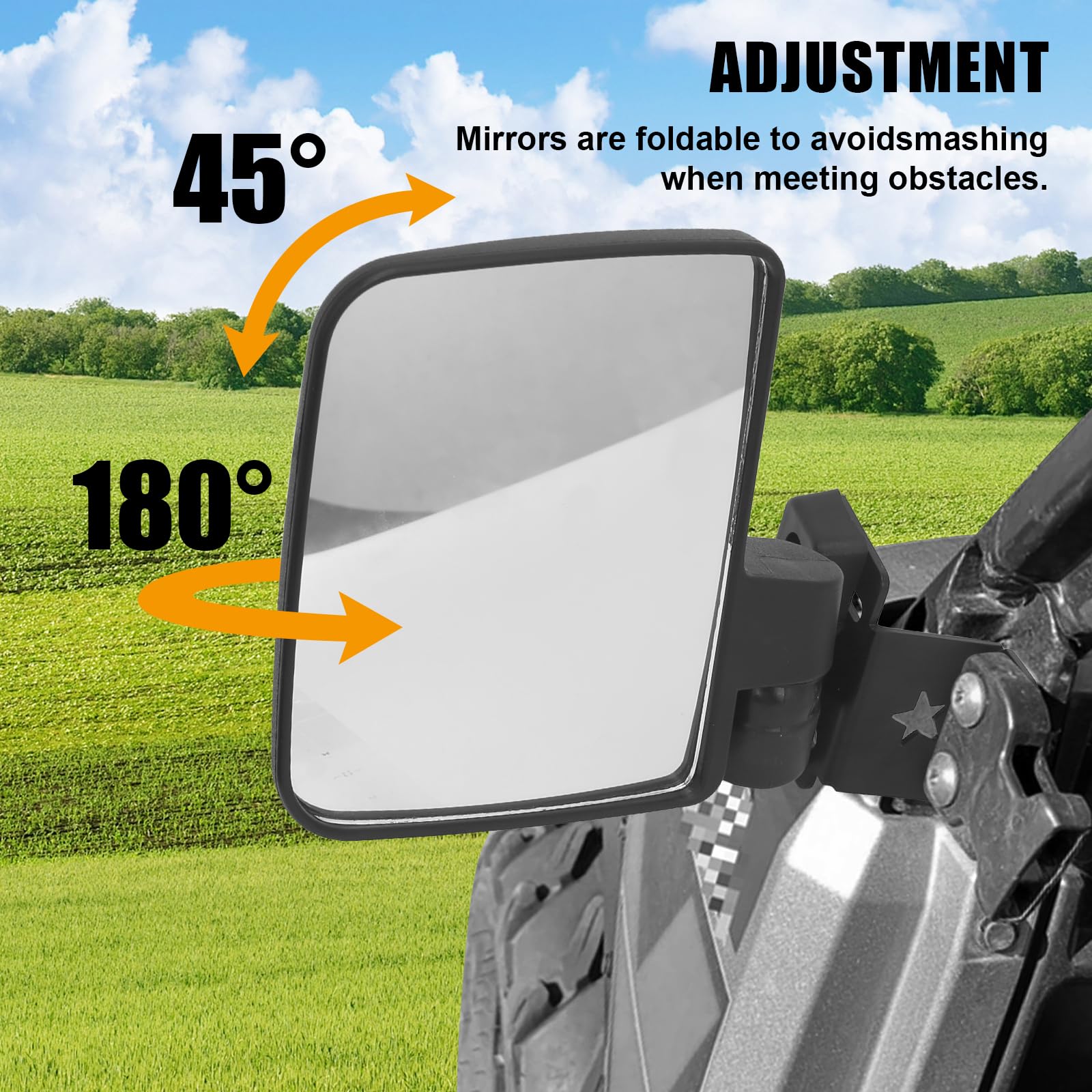 Omgro Lock N Ride compatible mirror offers quick removal and secure fit