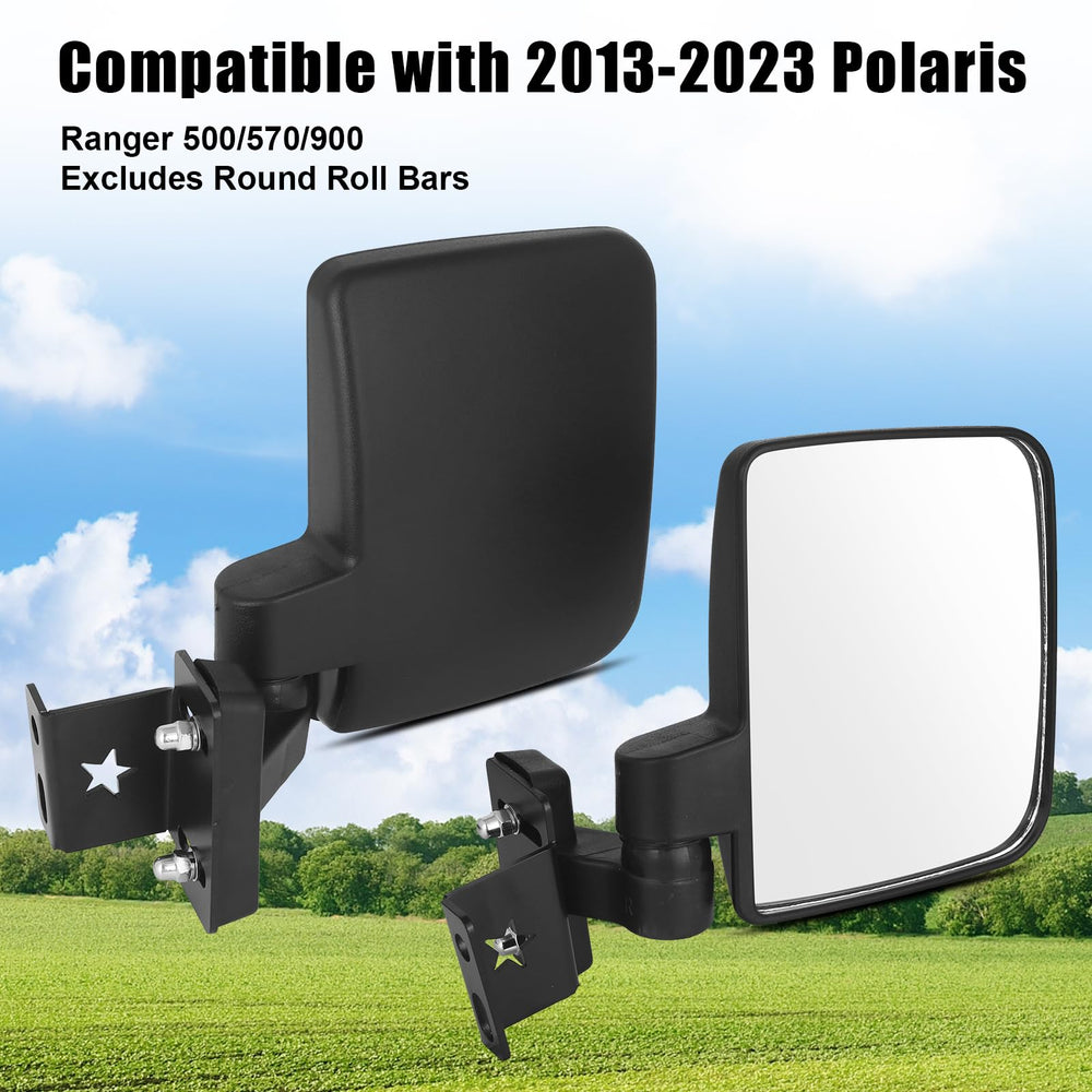 Omgro Pro-Fit Cab mount for side mirrors ensures steady positioning on rugged trails
