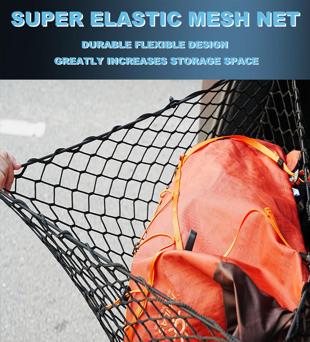 Omocyra easy-install trunk net saves time during setup.