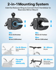 OMOTON BK01 rearview mirror clip offers secure mounting for quick access.