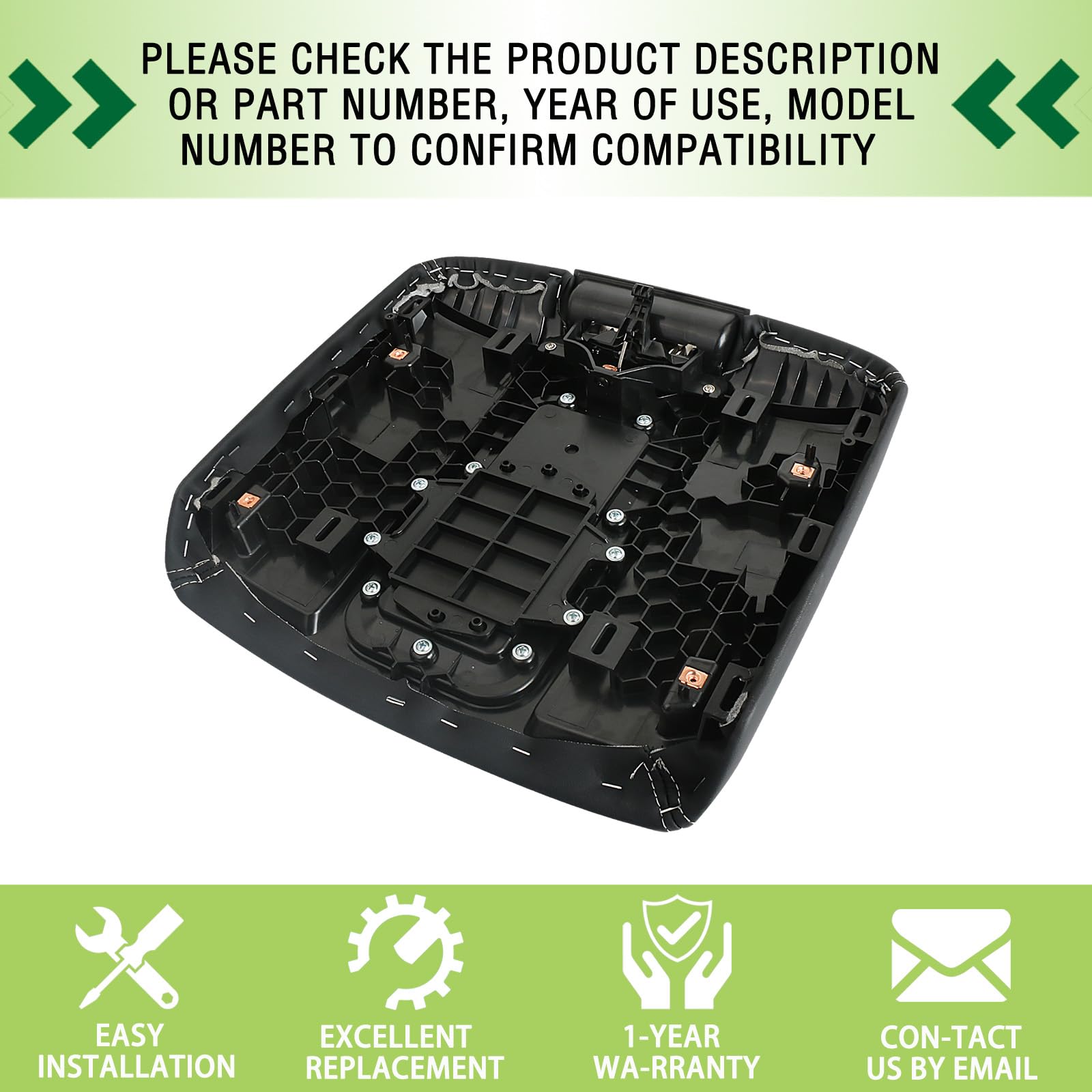 omoZone center-console-lid built from sturdy plastic and leather-like material