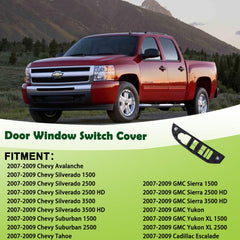 omoZone Chevy Suburban window switch bezel—restores clean lines and function.
