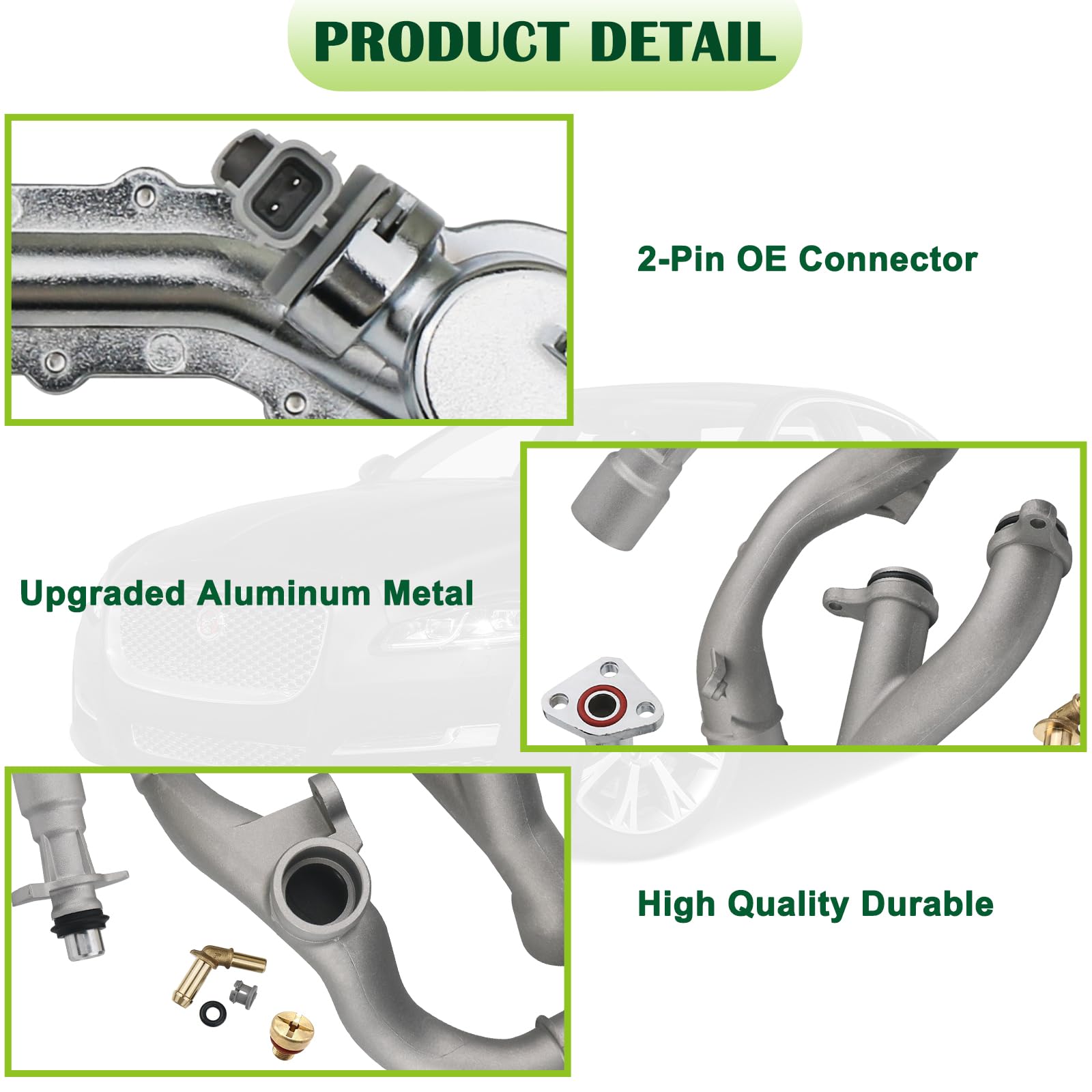 omoZone coolant pipe kit outlet tube ensures robust sealing for consistent circulation