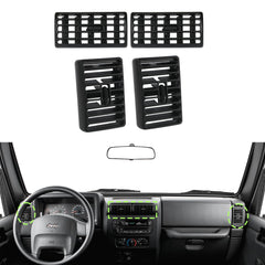 omoZone dashboard vent for Jeep Cherokee 1997-2001 supports consistent cabin airflow