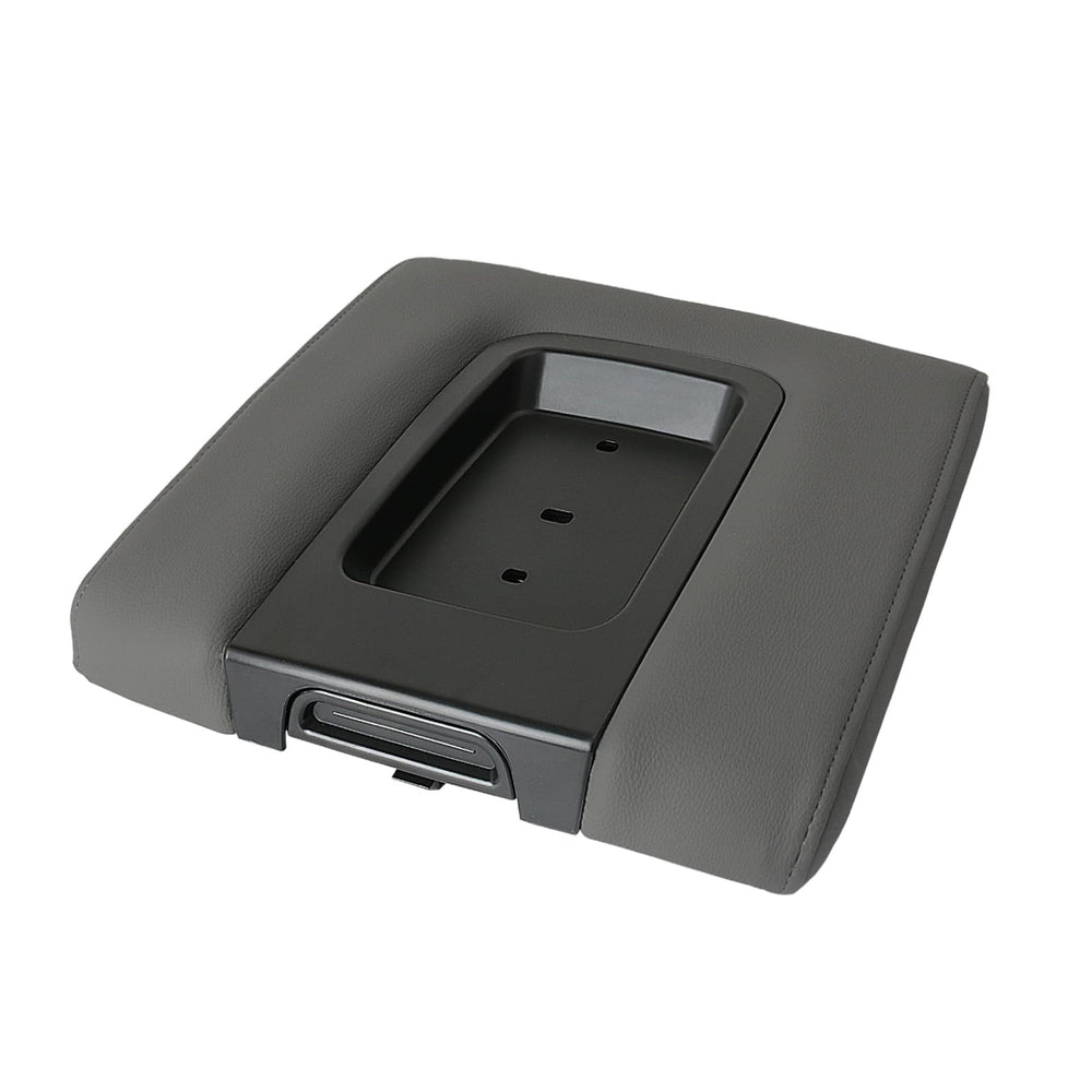 omoZone front-seat center console armrest lid in gray provides a snug, OEM-like fit.