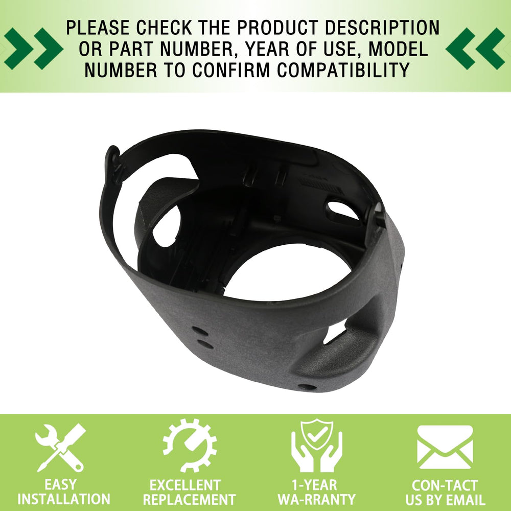 omoZone installed steering column cover in cabin with factory-like appearance.