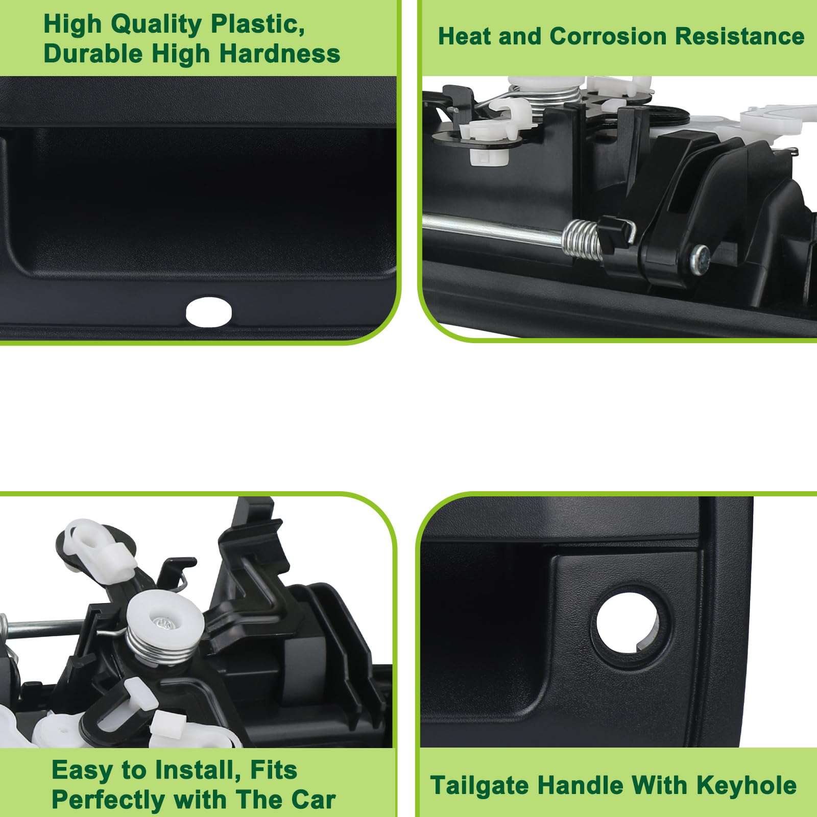 omoZone durable black construction resists heat and wear for truck hardware.
