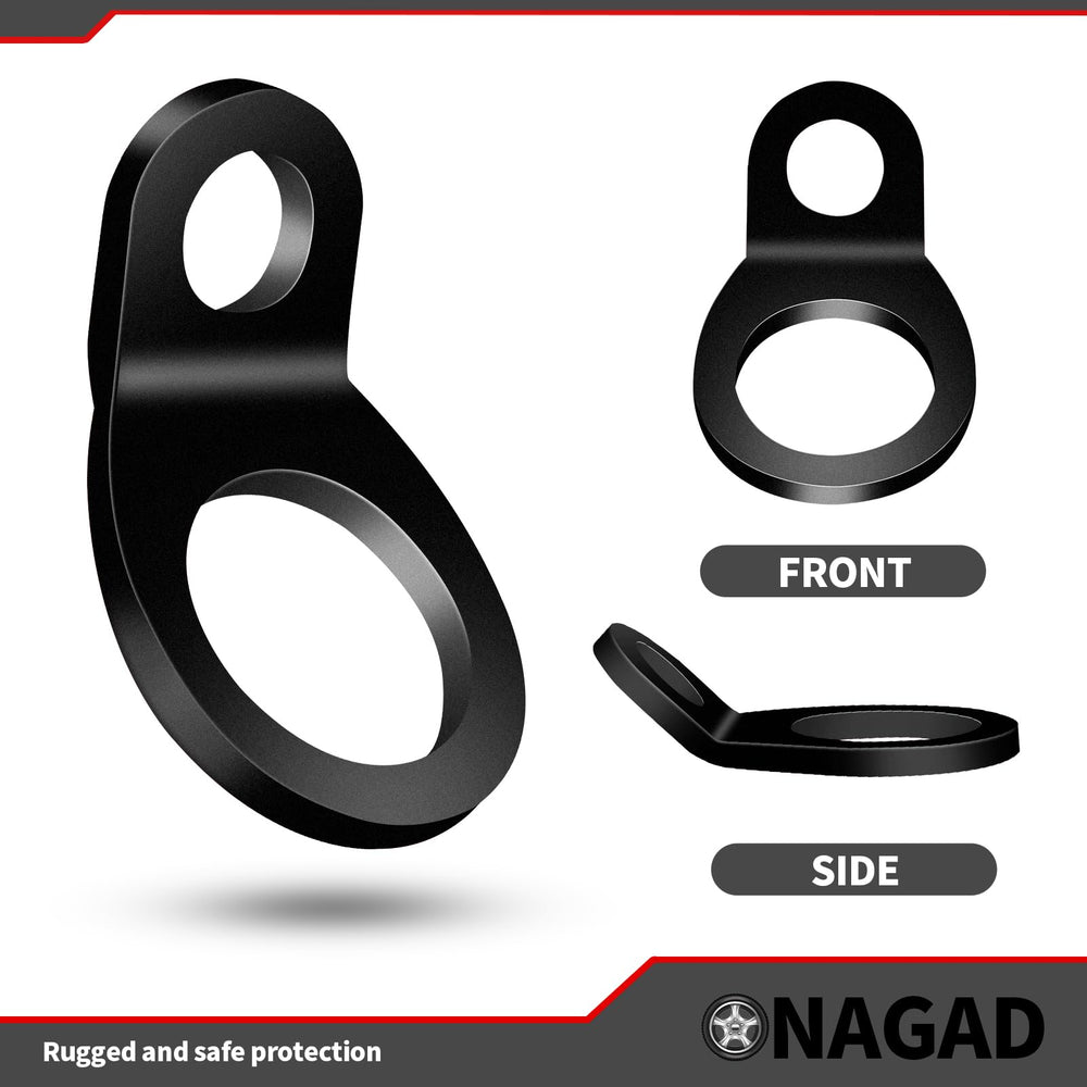 ONAGAD dirt-bike lashing-ring use image highlights quick solo securing.