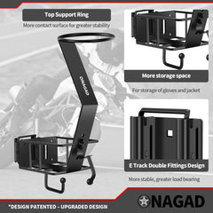 ONAGAD durable steel construction provides long-lasting helmet storage.