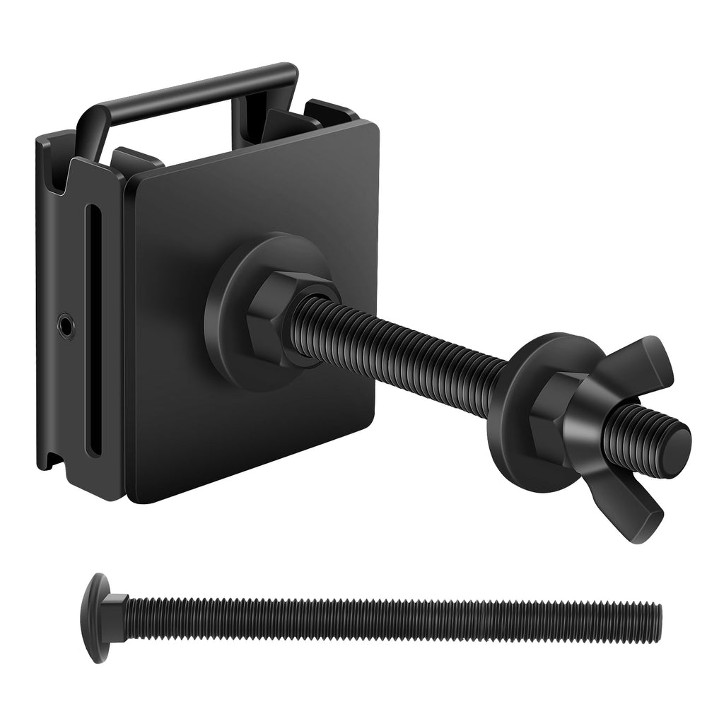 ONAGAD E-Track spare tire mount on wall frees floor space.