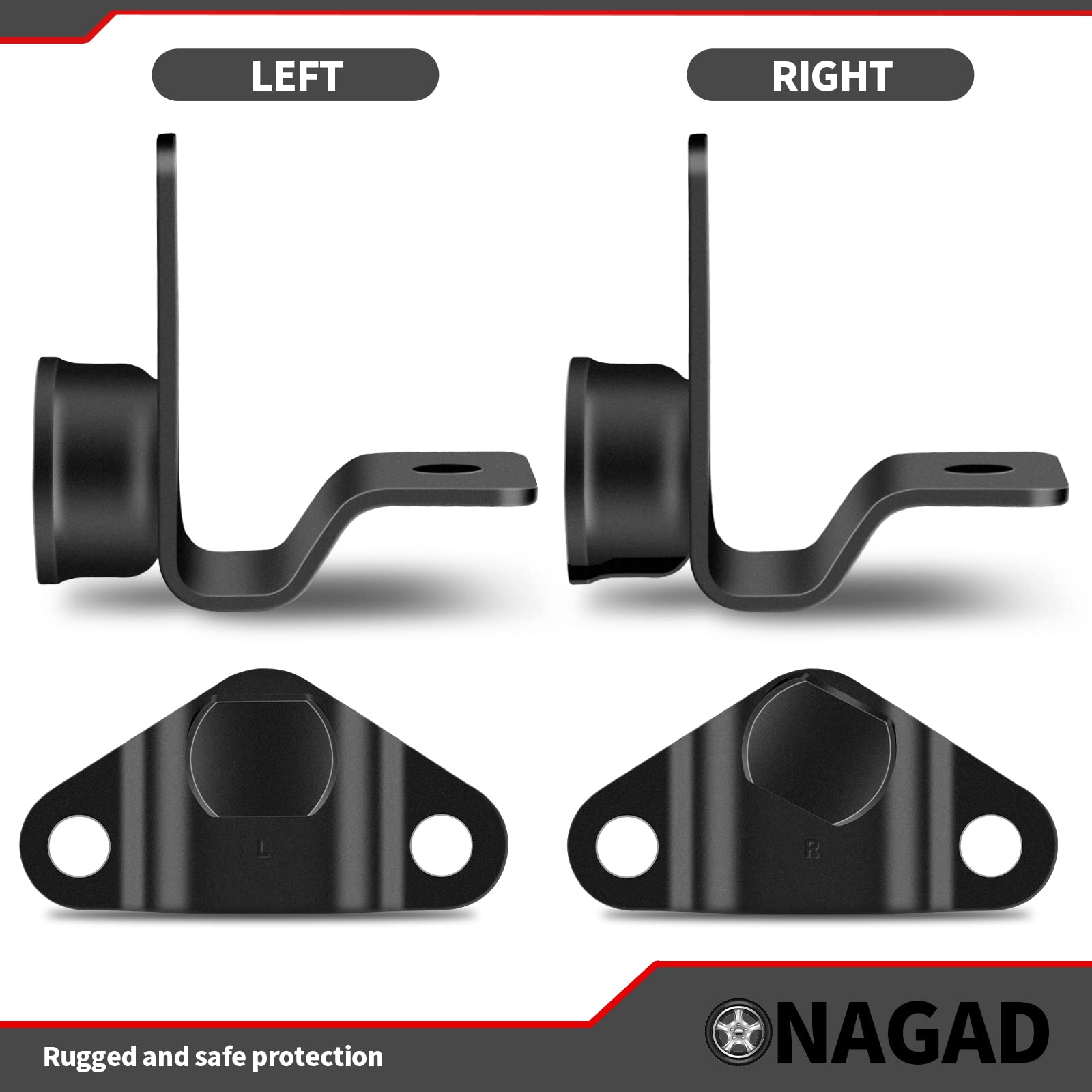 ONAGAD Tailgate Hinge Kit corrosion-protection with galvanized coating.