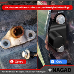 ONAGAD Tailgate Hinge Kit easy-install design for DIY fixing.