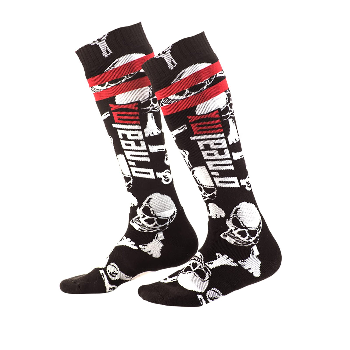 O'NEAL 0356-609 Pro MX Print Sox Crossbones provide durable comfort for long rides