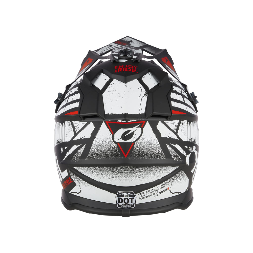 O'NEAL 2 SRS helmet Glitch Black/White bold graphics endure wear