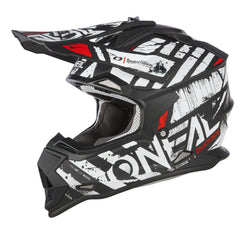 O'NEAL 2 SRS helmet Glitch Black/White shell for durable protection and lightweight feel