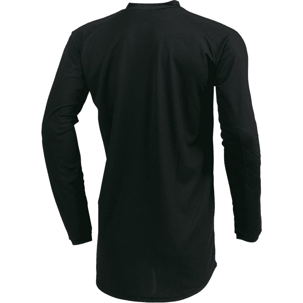 O'NEAL Element Classic Black Jersey back view shows extended tail for a secure fit