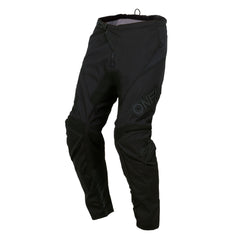 O'NEAL Element Classic Pant Black front view highlights durable panels for riding comfort