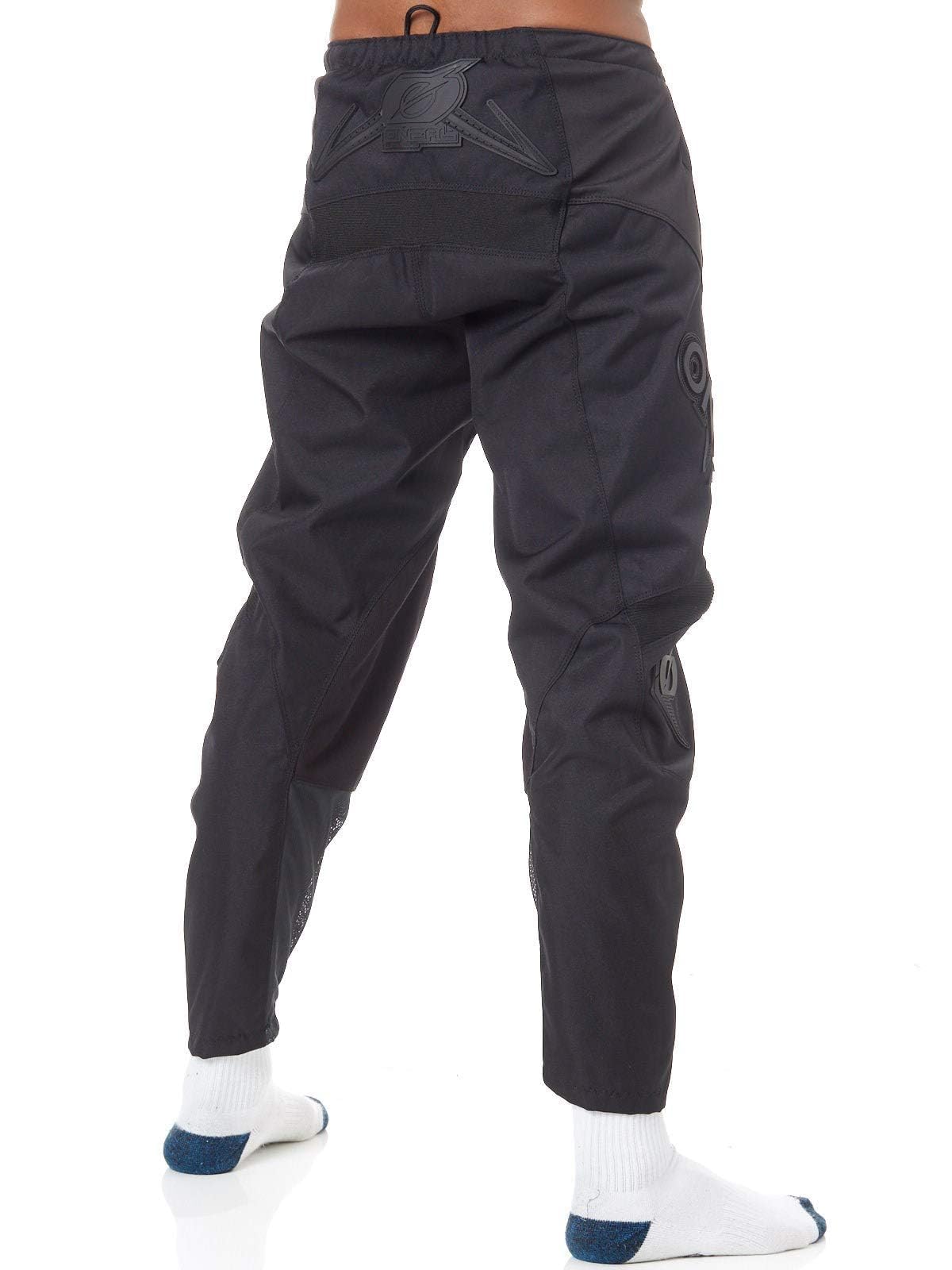 O'NEAL Element Classic Pant Black rear view highlighting durable seat and leg panels.