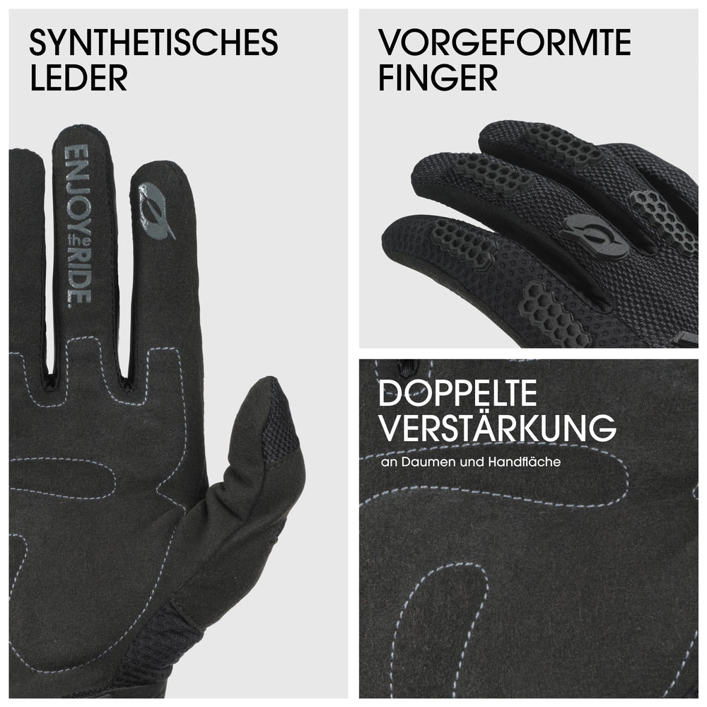 O'NEAL Element Glove adjustable wrist for a secure fit