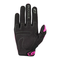 O'NEAL Element glove palm detail shows ergonomic padding for comfort during grip.