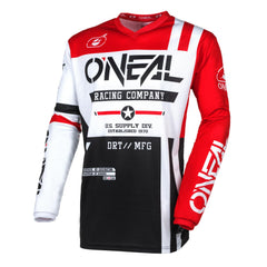 O'NEAL Element V.24 Warhawk jersey front view showing breathable fabric for ventilation.