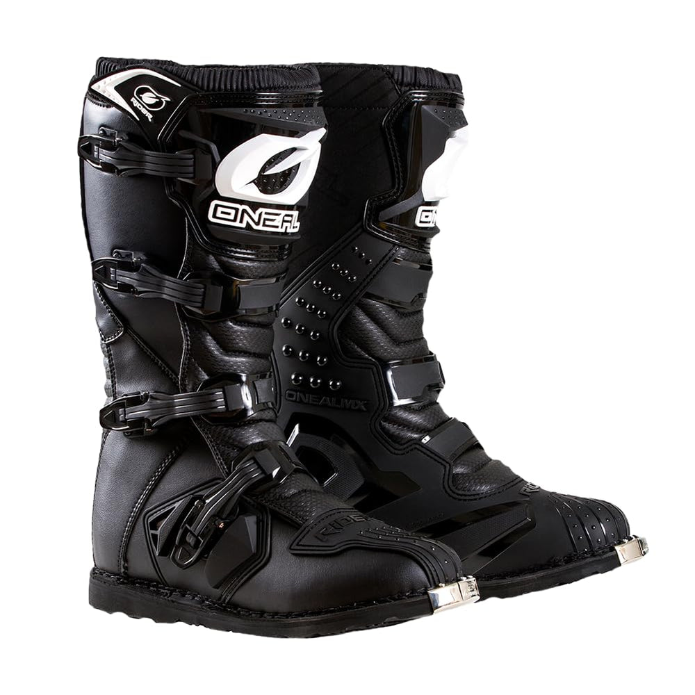 O'NEAL new logo rider boot with injection plates protects against impacts during rides