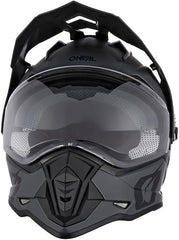 O'NEAL Sierra helmet side view showing snug fit and chin strap.