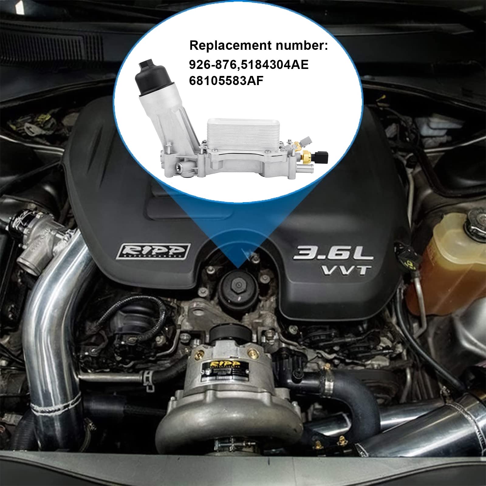 ONER oil temperature sensor ready for accurate readings under hood