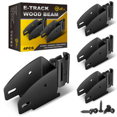 Onesnt 4-pack e-track swivel beam end socket closeup highlights durable zinc-coated steel for rugged trailer use
