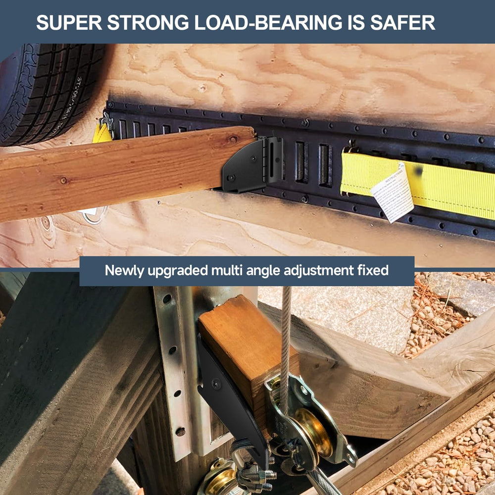 Onesnt 4-pack supports sturdy trailer shelves, improving organization for gear and supplies
