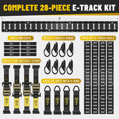 Onesnt E-Track O-rings assembly shows secure anchor points.