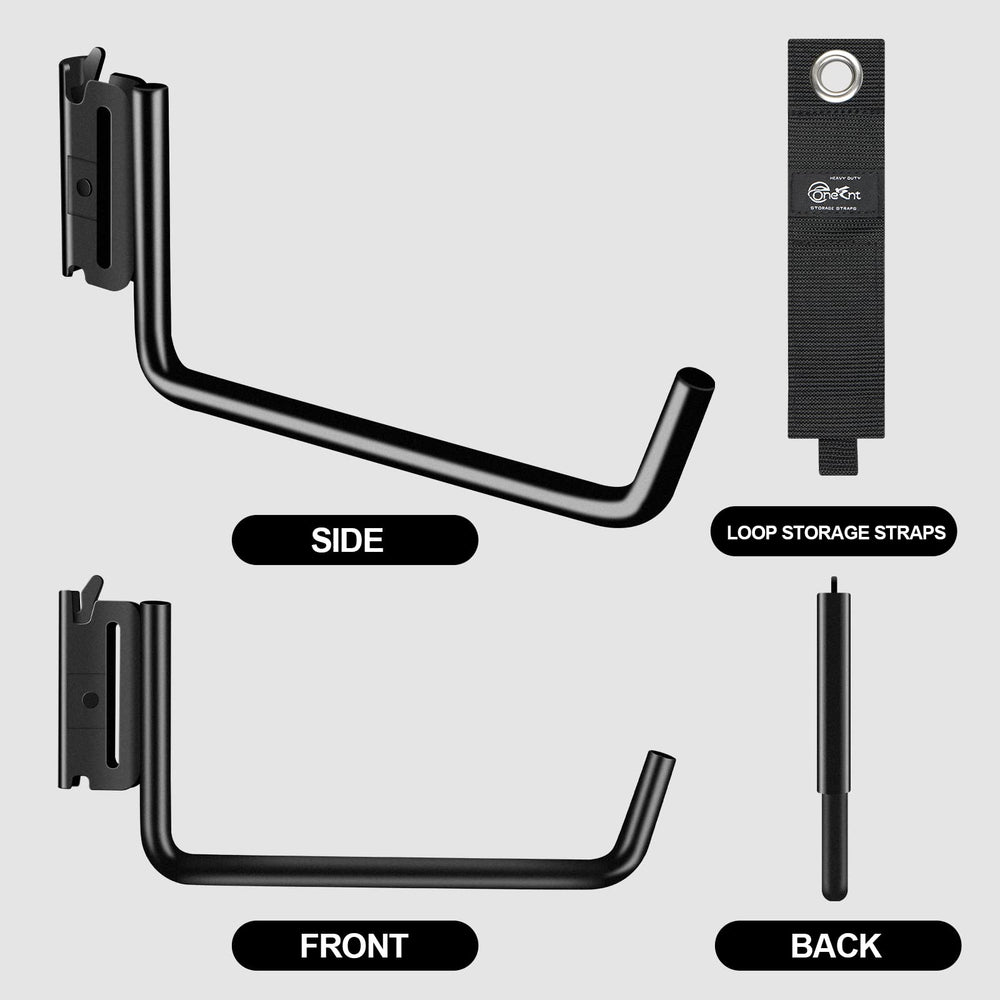 Onesnt E-Track rails showing quick three-second installation.