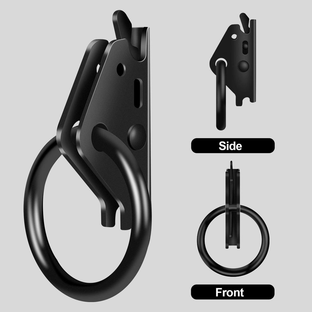 Onesnt galvanized e-track o-ring resists rust for outdoor cargo use.