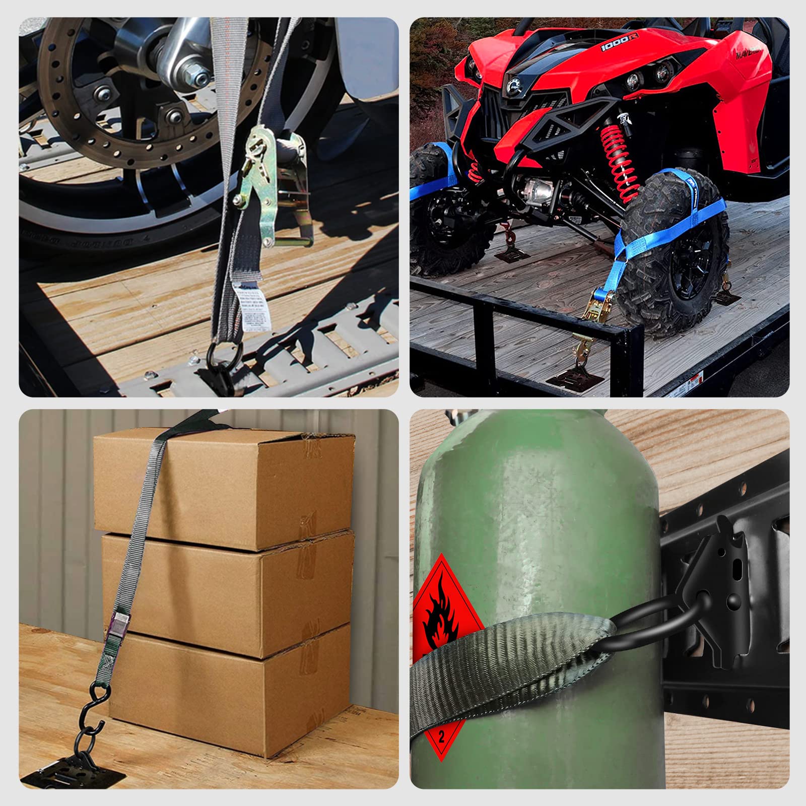 Onesnt high-strength e-track o-ring supports heavy loads with safety margin.