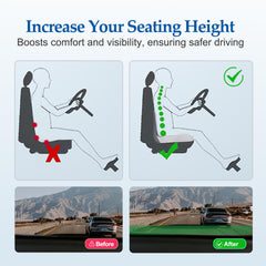 Onever dual comfort cushion combines seat and lumbar support for all day use