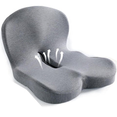 Onever ergonomic seat cushion with back contour supports posture during long drives