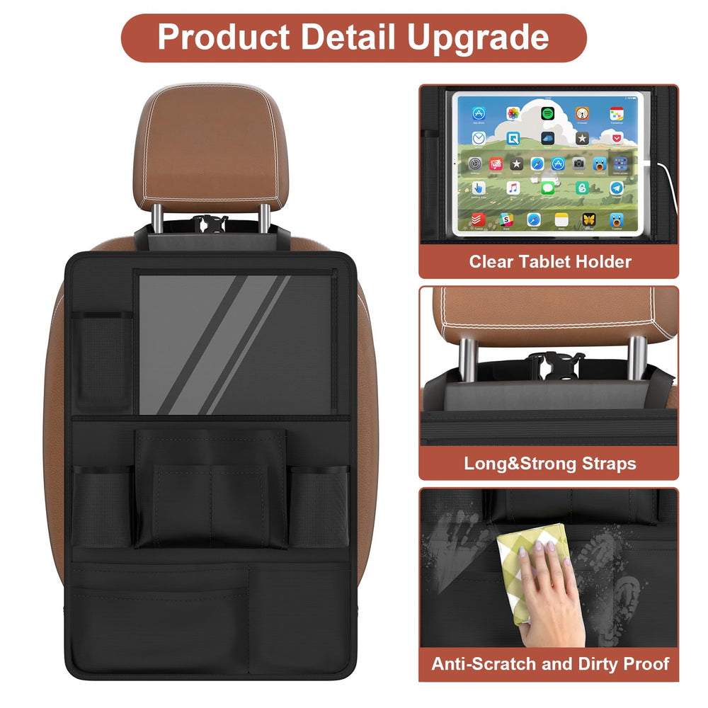 Oneyus adjustable straps with quick-release buckles fit most car seats.