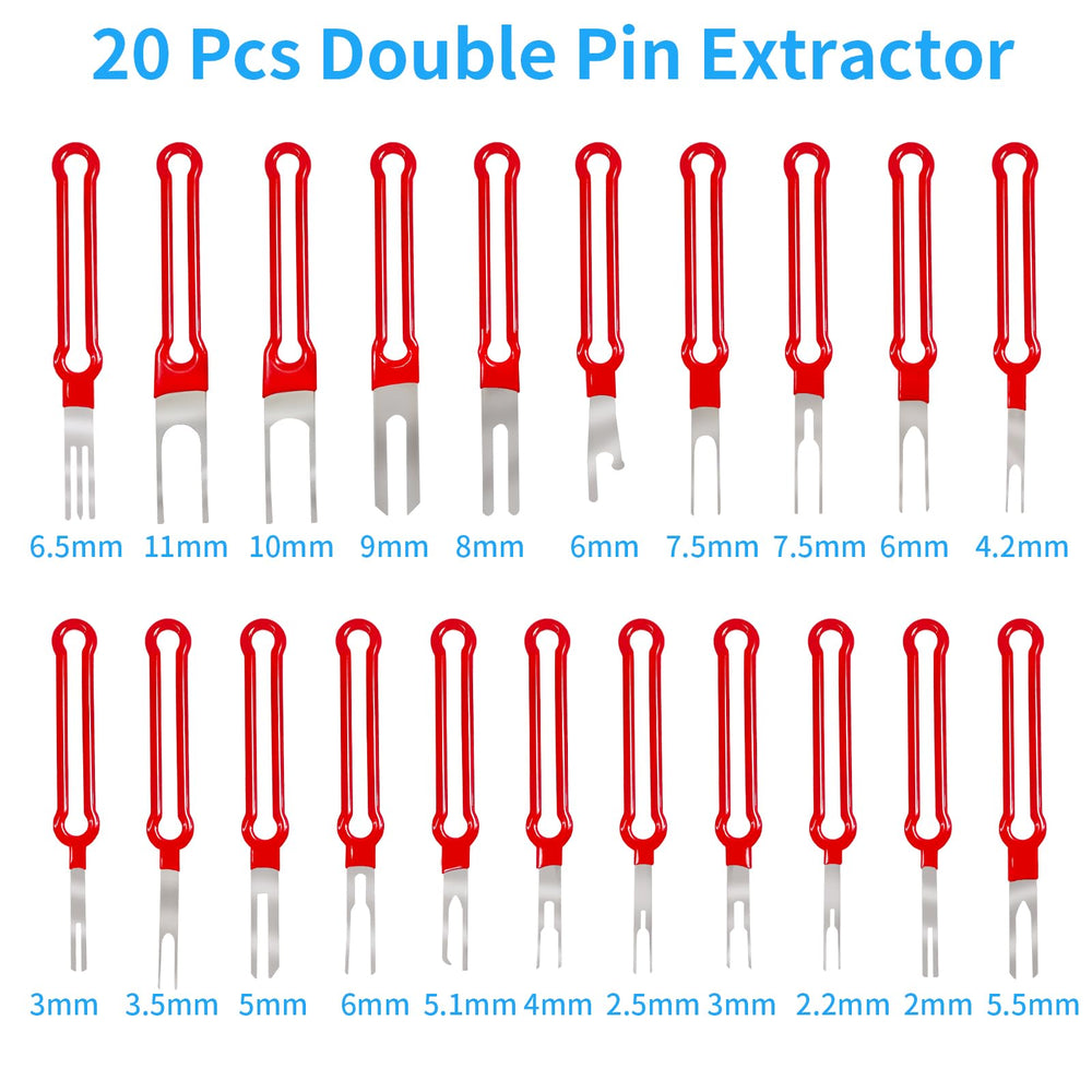 Onfunlee double-pin extractors neatly organized for rapid repairs