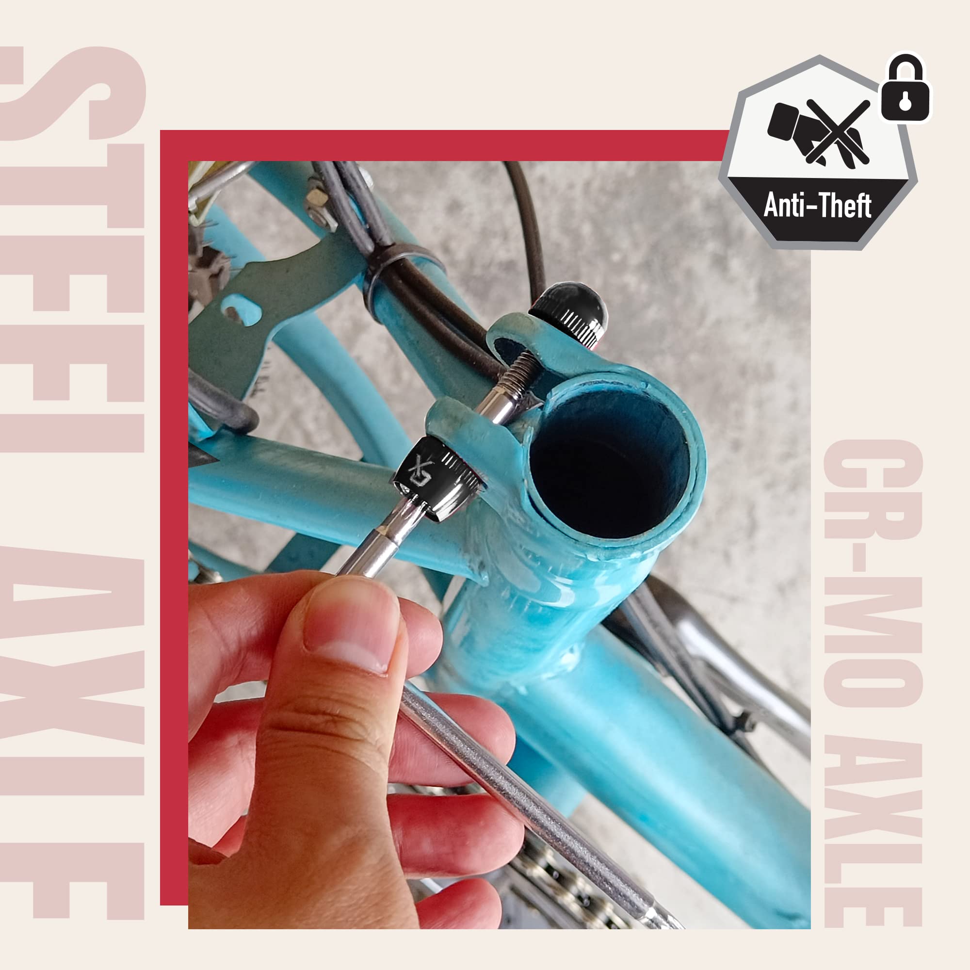 ONIPAX aluminum nut ensures strong clamping force for secure seating