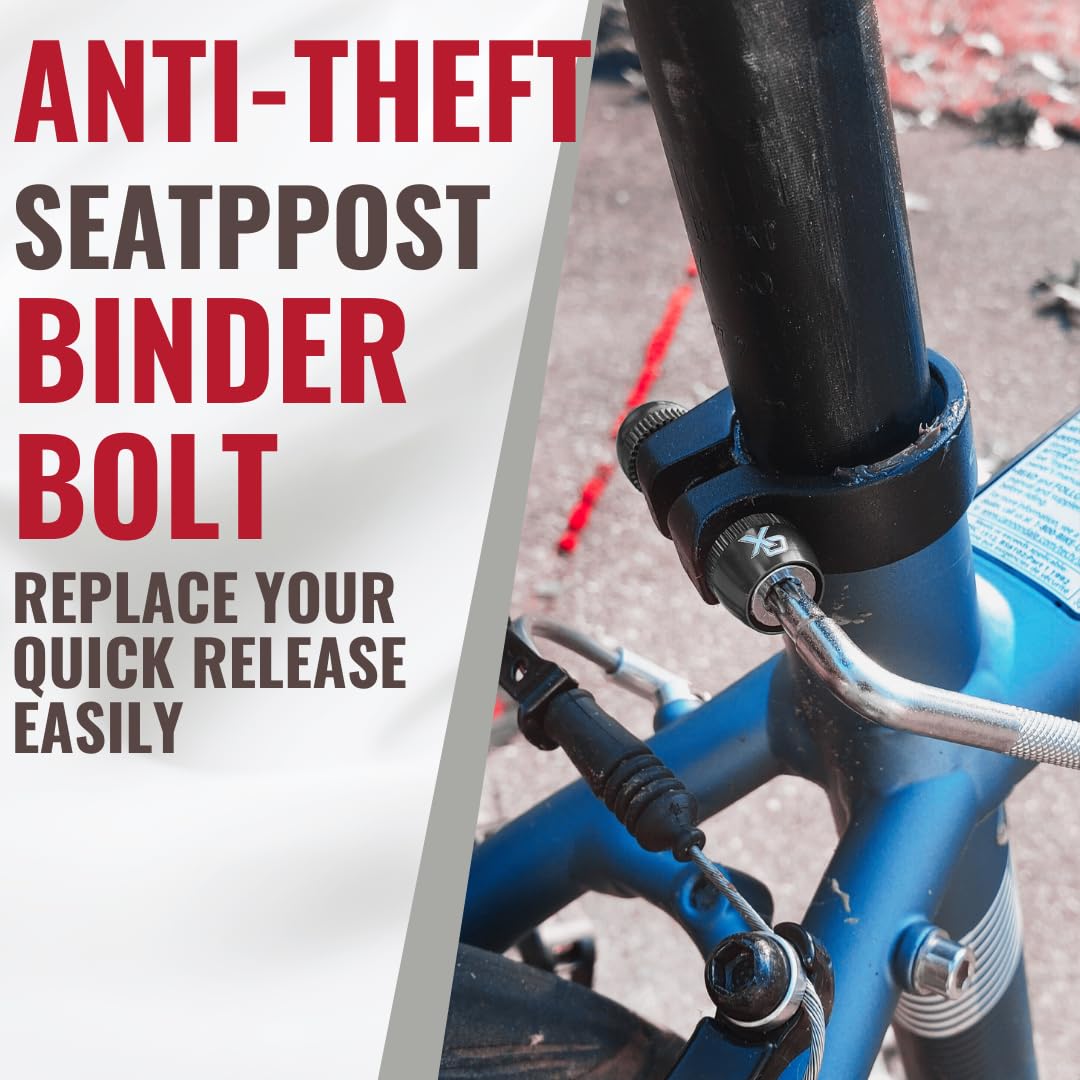 ONIPAX tamper-resistant bolt with compact head for clean bike aesthetics