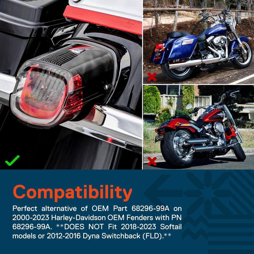 Easy installation guide image for True Mods baseplate on Harley.