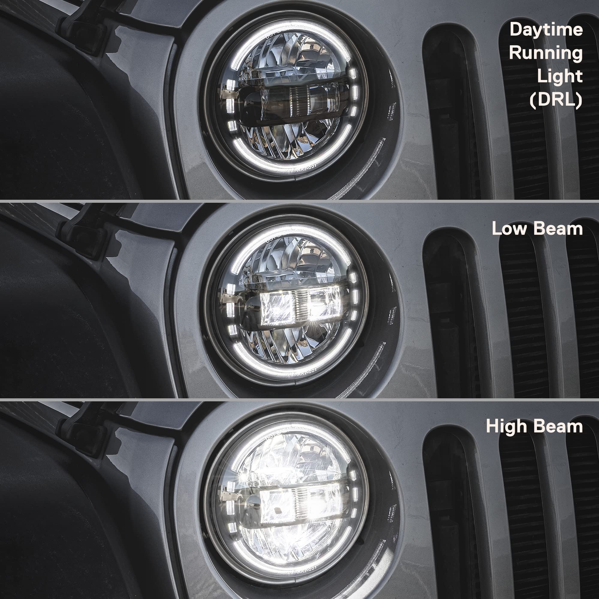 ONLINE LED STORE True Mods DOT-compliant headlights for reliable highway use.