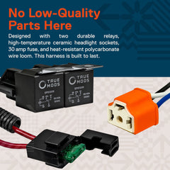 ONLINE LED STORE Heat-resistant loom reinforces wiring for rugged installations.