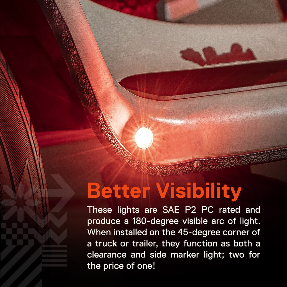 IP67 waterproof True Mods trailer light withstands rain and dust during trips.