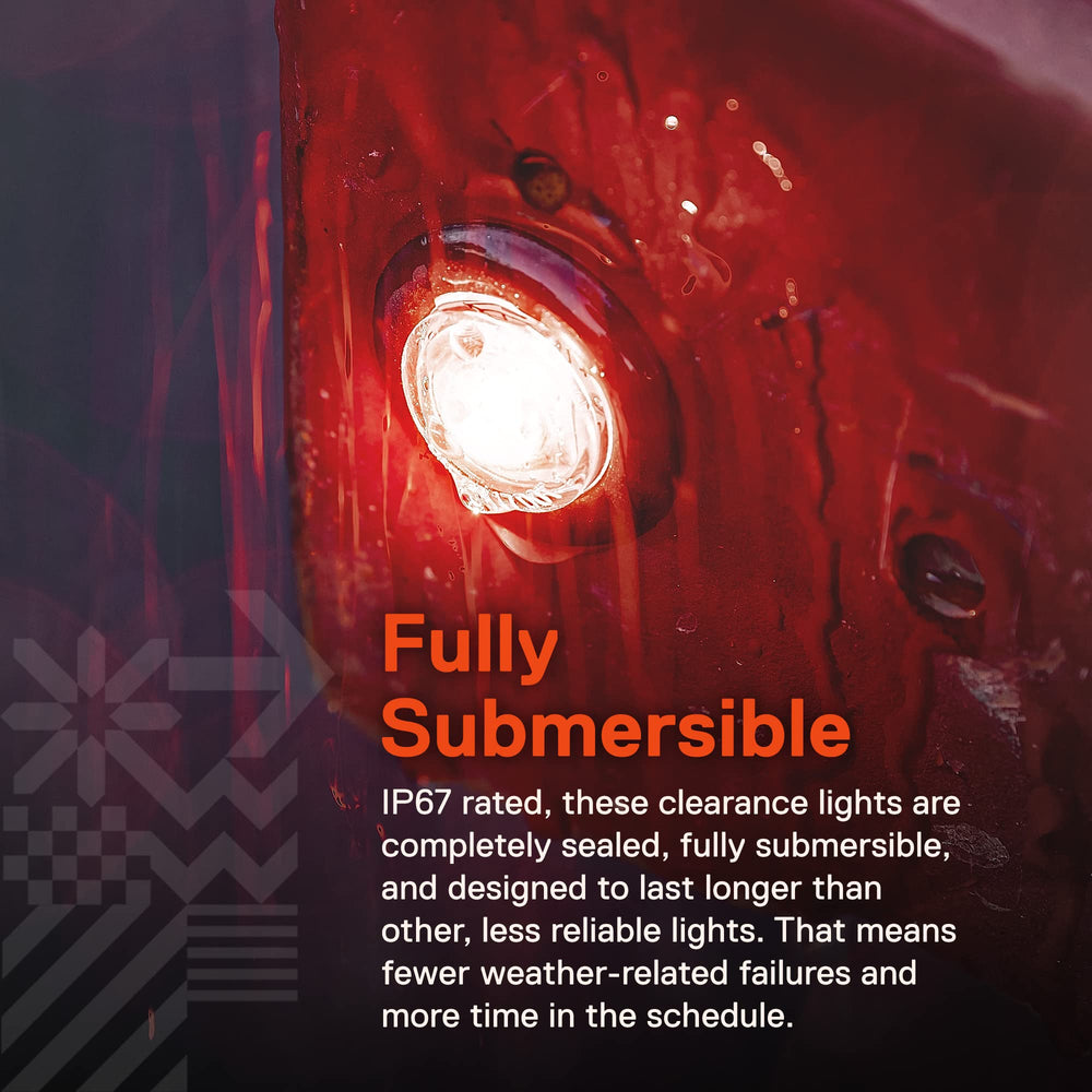 Two brightness levels for marker or signaling needs on trailers.