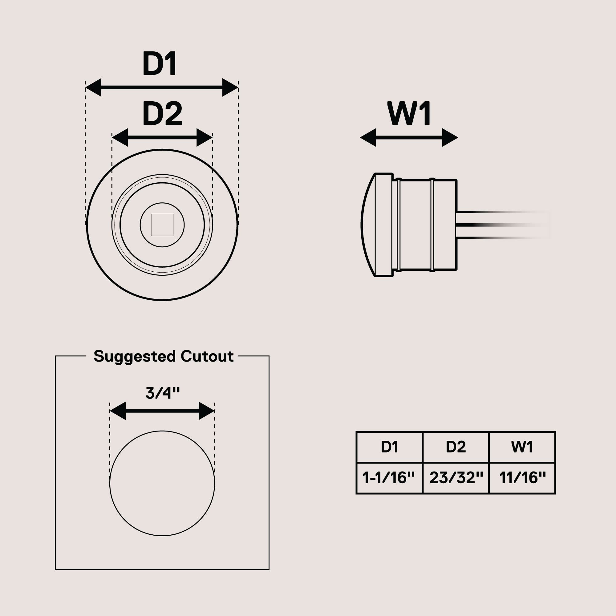 Compact 3/4-inch size fits standard trailer corners for easy mounting.